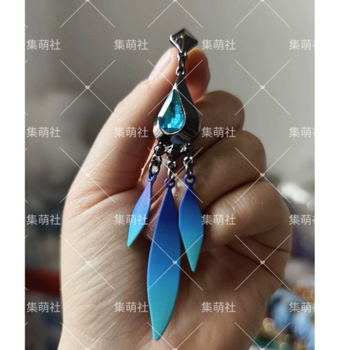 【砂金】耳飾 cosplay 基石 撲克牌 COS道具 詭局砂金 仿真東陵玉