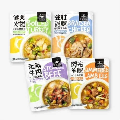 【MIGO寵物柑仔店】汪喵星球 狗狗 90% 鮮肉 主食 餐包 150G 鮮食 狗餐包