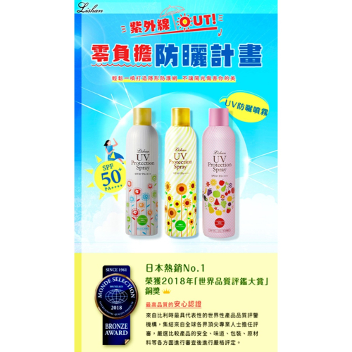 Lishan UV防曬噴霧系列