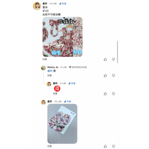 花貓貓髮夾