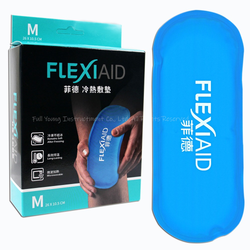 【醫康生活家】FLEXI AID菲德 冷熱敷墊 M：26x10.5 cm