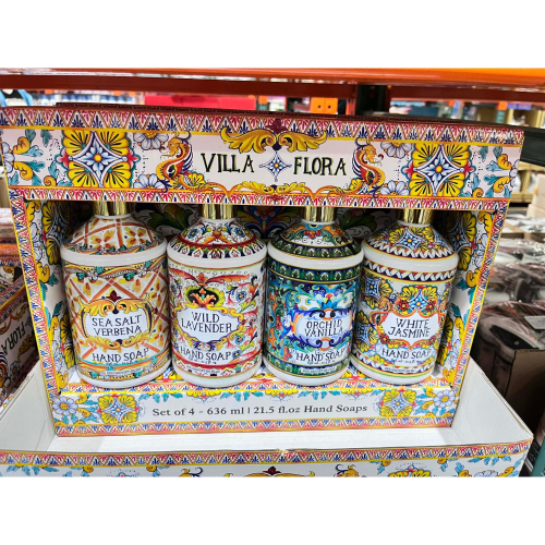 （好市多代購）Villa Flora 洗手液636毫升 X 4入