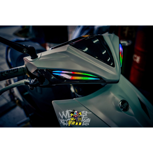 韋德機車精品 AJ JET SYM JET S SR SL SL+ 雙刃 日行燈 方向燈 單色版 變色版 驗車模式