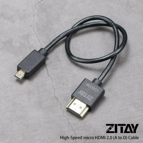 三重☆大人氣☆ 希鐵 ZITAY HDMI 2.0 to micro HDMI 超軟視頻傳輸線 A to D