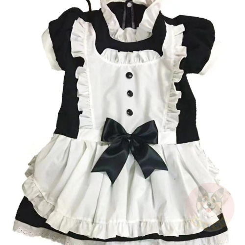 ?寵物女僕裝? 寵物變裝 寵物衣服 狗狗衣服 狗衣服 貓咪衣服 貓衣服 寵物裙子 狗狗貓咪配件搞笑搞怪可愛女僕裝變裝制服