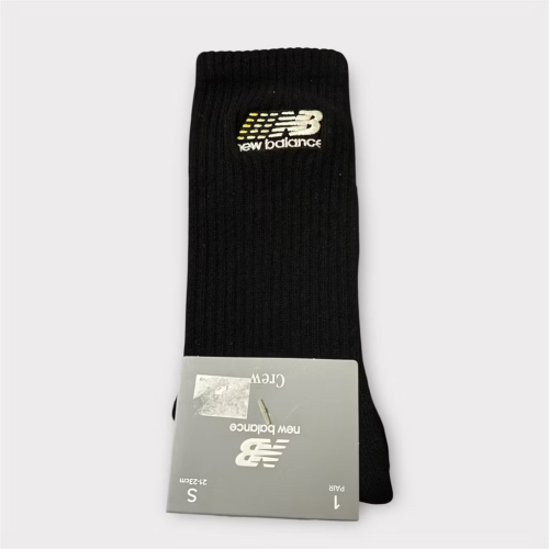 New Balance LAS51221BK 棉 刺繡logo 長襪 棉襪