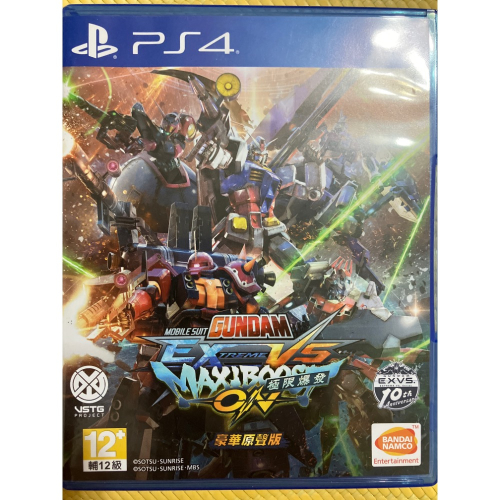 PS4 二手遊戲片機動戰士鋼彈 極限 VS. 極限爆發 豪華原聲版 中文版