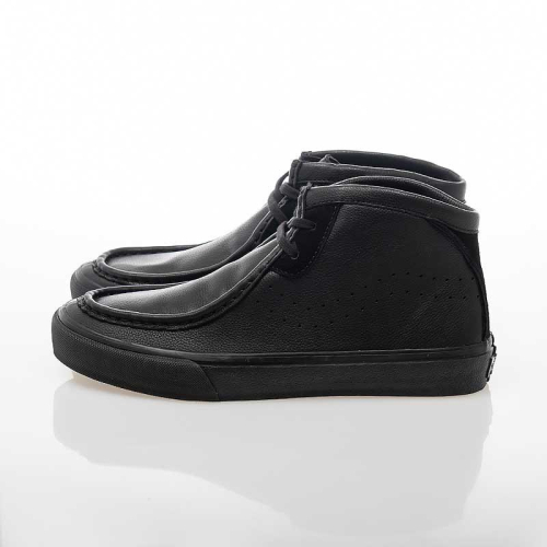 [unclev1966] Vans CARVER JP 日線 仿皮 全黑 中筒 城市風 紳士 百搭 滑板鞋