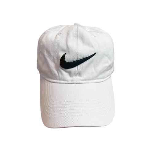 ❮二手❯ 美國 Nike 耐吉 棒球帽 Heritage S6運動帽 彎檐帽 老帽 鴨舌帽 白帽遮陽帽休閒潮流街頭運動帽
