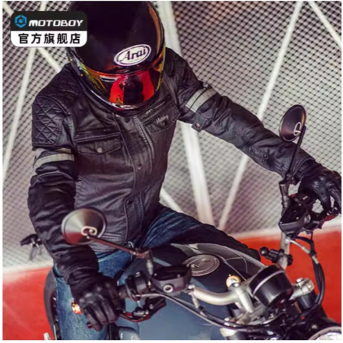 官方原裝｜MOTO_R東北騎士｜Motoboy VJ-02 四季美式摩旅休閒復古騎士服