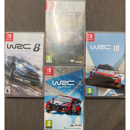 二手 現貨 NS SWITCH WRC 8 9 10 世界越野冠軍賽 世界拉力錦標賽 世代 Generations 中文