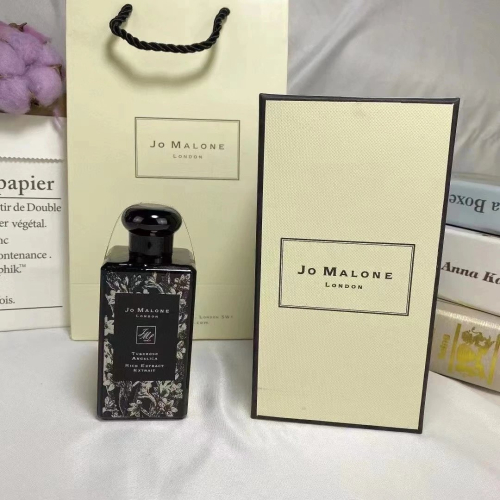 男女中性香水 Jo MALONE香水 限量版rich extract高端黑瓶烏木佛手柑/晚香玉與天使草香水100ML