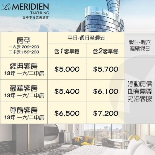 萬豪最高等級！(瑪利歐精選館)台中‧李方艾美酒店『含自助早餐+設施』遼闊視野飽覽市景~台中火車站正對面
