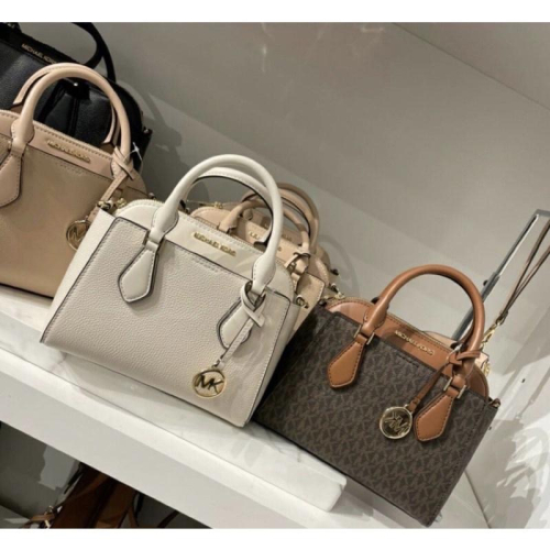 ?德耀商行❤️現貨正品Michael Kors防刮頭層牛皮黛妃包 兩用包 肩背包 手提包