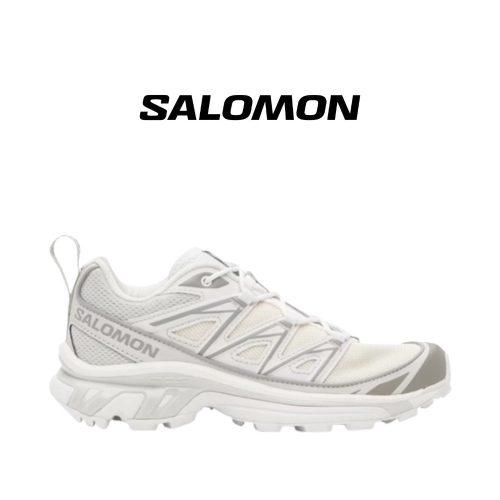 ? Salomon XT-6 Expanse 戶外性能鞋 香草奶油白色｜香草色｜灰色｜奶油色｜白色｜網眼布鞋面｜越野跑