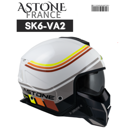 ASTONE SK6 VA2 可拆式下巴面甲 ECE22.06認證 複合式安全帽