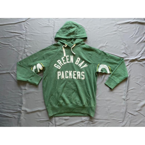 【R5】二手古著Vintage綠灣包裝工Green Bay Packers Hands High帽T SZ M