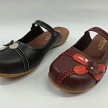 【鞋里】~帆船 JYE SHENG~ E57 台灣製 女款 真皮厚底氣墊半包鞋 車線 防滑 吸汗 (黑/酒紅）