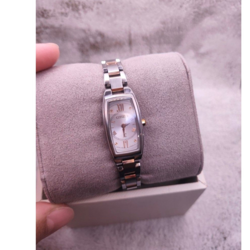 原$18,800 星辰 光動能 藍寶石 鈦金屬 Citizen XC 酒桶錶 星辰 二手 正品 女錶 手錶