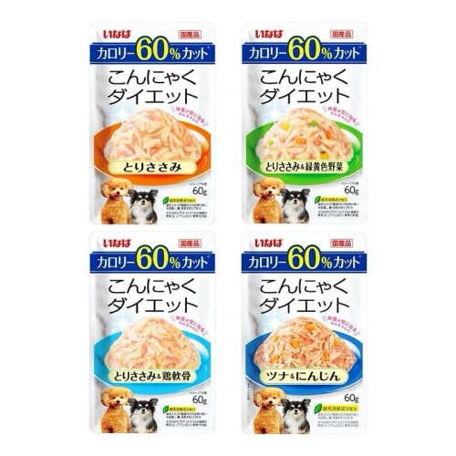 ✨【168汪喵】✨ CIAO INABA 輕盈低脂 狗餐包60g【狗餐包 】犬餐包 低脂餐包 維持體重