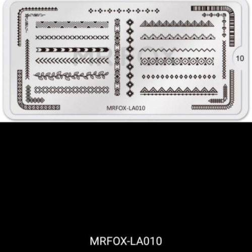 Mr. fox 10-18美甲鋼版