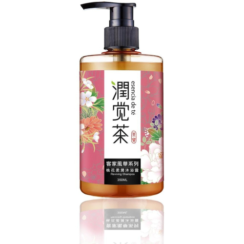 茶寶 客家風華桃花植潤沐浴露 350ml