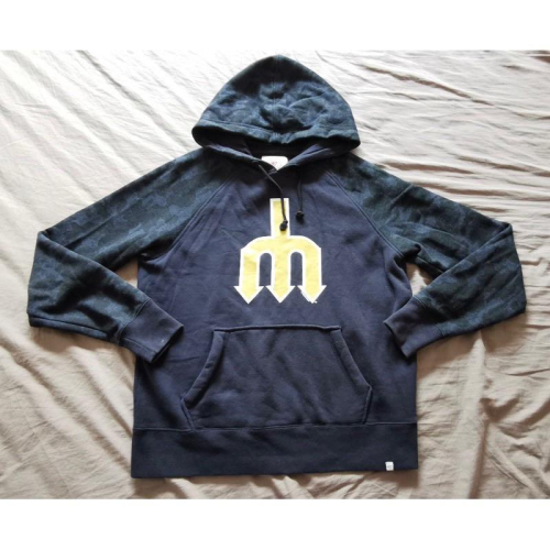 【I6】二手古著47Brand Vintage 西雅圖水手Seattle Mariners帽T SZ M