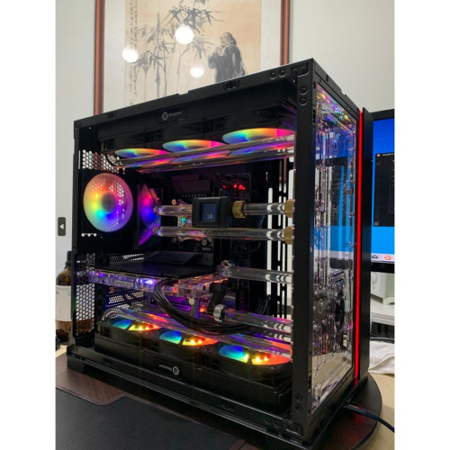 光華商場【客製化電腦】客製化 LIAN-LI O11D EVO AORUS 4090水冷主機套裝 主機改裝 透明管配置
