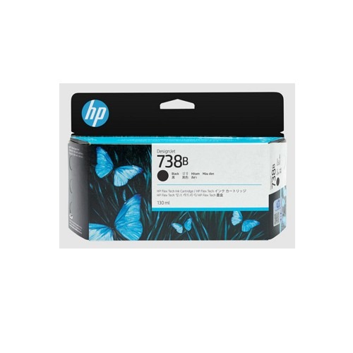 HP 738B 黑色墨水匣(130 毫升) 498P2A