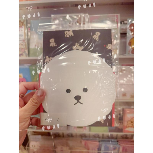 【富士??韓國代購】全新正版現貨 比熊 信封 信紙 可愛比熊 送禮 收藏