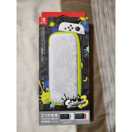 全新 Nintendo Switch NS 斯普拉遁3 漆彈大作戰3 OLED 收納包 主機包 保護包
