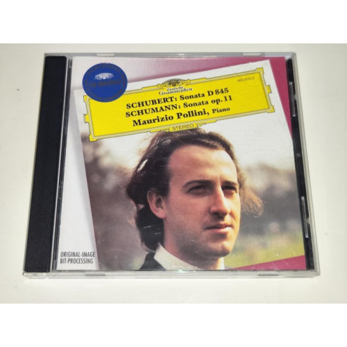 Pollini 波里尼 Schubert 舒伯特 第十六號鋼琴奏鳴曲 Schumann 舒曼 第一號鋼琴奏鳴曲 DG