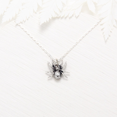 【Angel & Me】可愛 3D 蜘蛛 Spider s925 純銀項鍊 生日禮物