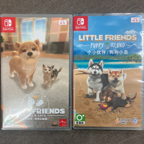 NS SWITCH 全新新品 小小伙伴：狗狗小島 -狗狗&貓貓-