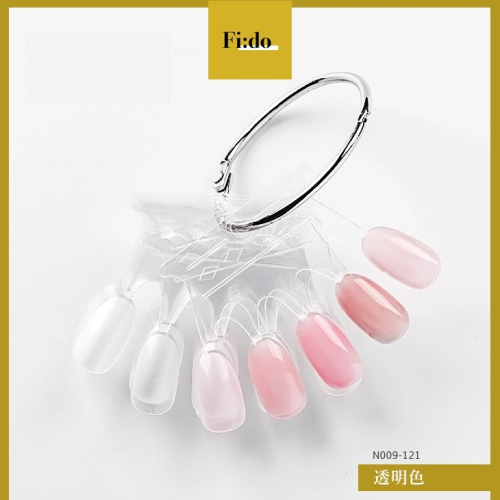 現貨供應｜皇冠造型環狀色卡 美甲色卡50色 色卡展示板 甲片色卡