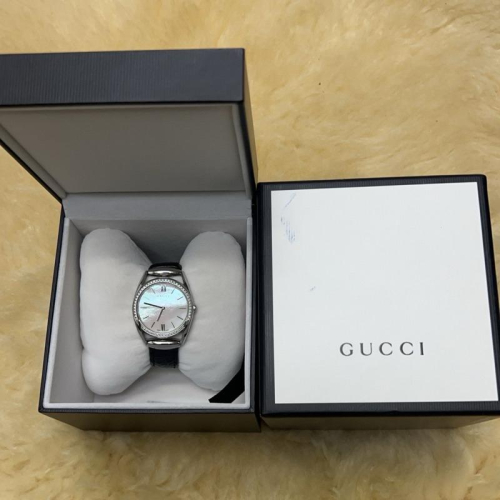 【正品現貨】 GUCCI Hotsebit 馬銜扣 鑽框 石英腕錶 140.4 高品質 時尚 經典設計