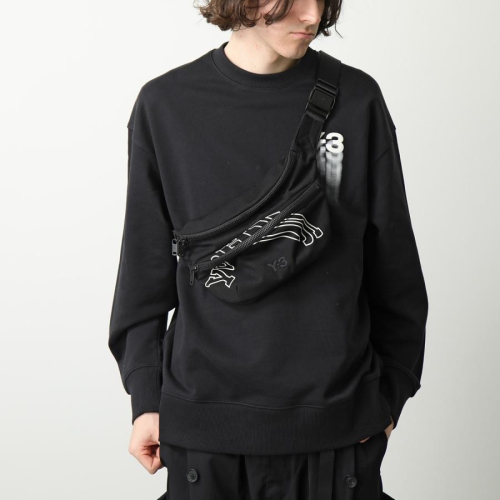 唯ㄧ現貨 ? Y3 (Y-3) ? 限額精品！黑色！無双包 > 腰包、發財包、側背包、斜背包、肩背包！