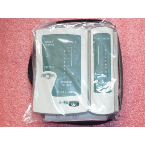 全新 含皮套 LED 網路線 測試儀 網路 檢測器 RJ45 / RJ11 / RJ12