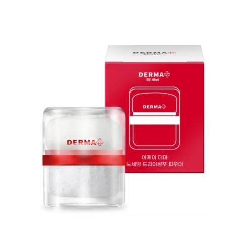 韓國 AKEI DERMA 自然乾髮蓬蓬粉 4g 頭髮蓬鬆控油香氛蜜粉 免洗控油神器-PQ美妝