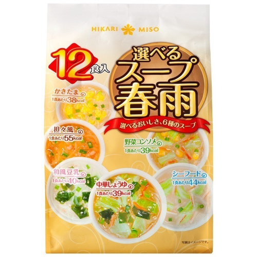 Ariel Wish日本即食春雨 HIKARI MISO超美味冬粉湯蔬菜即時沖泡湯包低卡低熱量宵夜點心必備-日本製現貨
