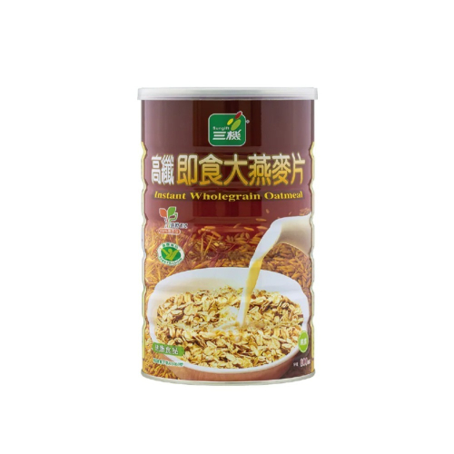 三機高纖即食大燕麥片800g（小綠人健康食品標章）