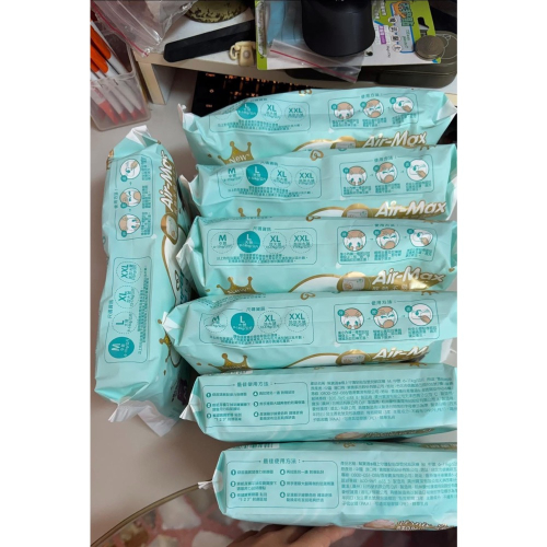 拉拉褲L*6,M*1 黏貼M*2
