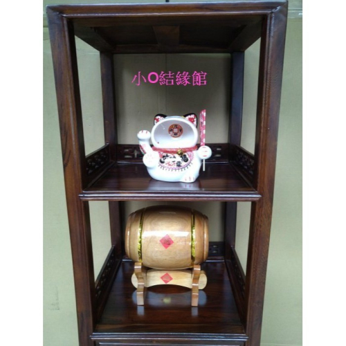 小o結緣館仿古傢俱........二層三抽書架.擺飾架.藝品架.收納架48x40x126