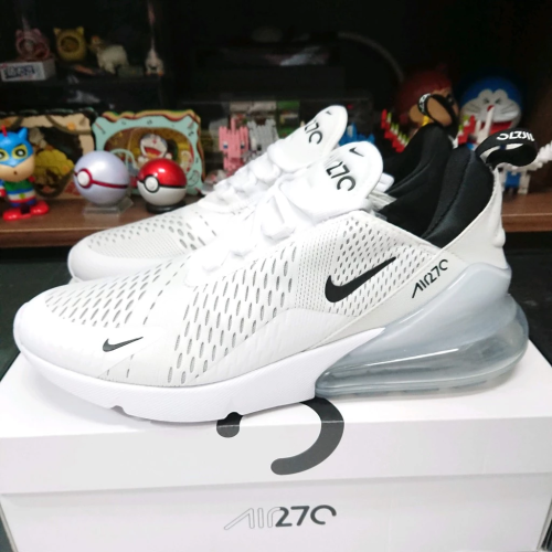 Nike Air Max 270 全白 天使白 黑白 黑勾 半氣墊 AH8050-100