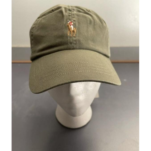 全新正品 Polo Ralph Lauren 彩色小馬基本款棒球帽 卡其軍綠 帽子 鴨舌帽 老帽 成人版 非青年版