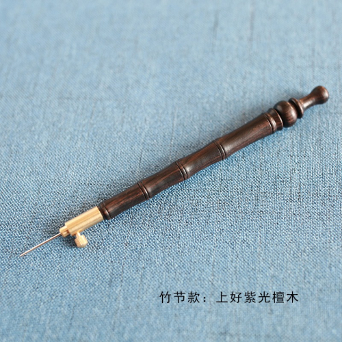 【竹節】法式刺繡鉤針luneville勾針lesage正反面教程米珠子亮片