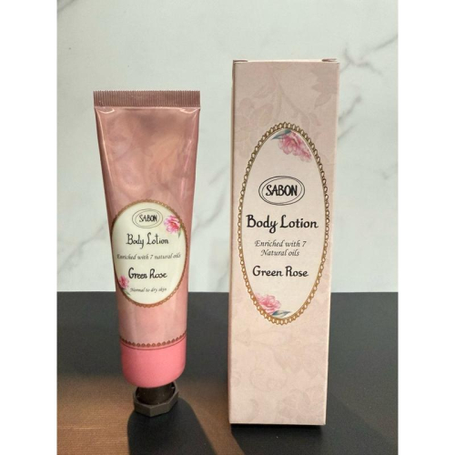 Sabon綠玫瑰身體乳液50ml