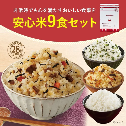 日本??限量 Alpfa 安心米乾燥米飯 9入 防災食品 防災 地震 露營 登山 緊急 避難 即食 炊飯 香菇