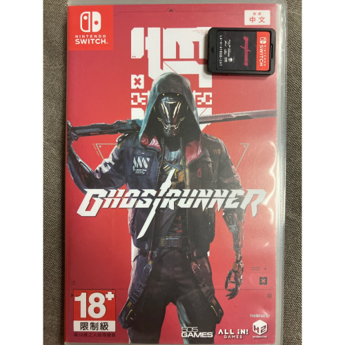 《二手現貨》NS Switch 幽影行者 Ghostrunner (中文版) 18禁遊戲