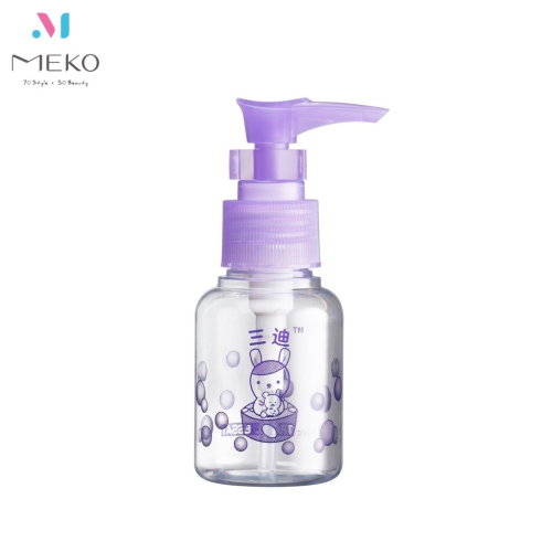 MEKO 印花押瓶(50ml) /旅行分裝瓶/乳液瓶 D-042